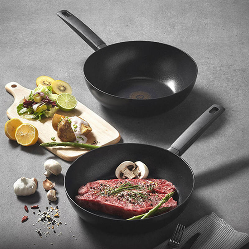 Chảo Nhôm Sâu Lòng Chống Dính Hard&Light Black 28Cm (Có Thể Sử Dụng Bếp Từ) - Màu Đen - Locknlock - LHL5285-IH, , large image number null